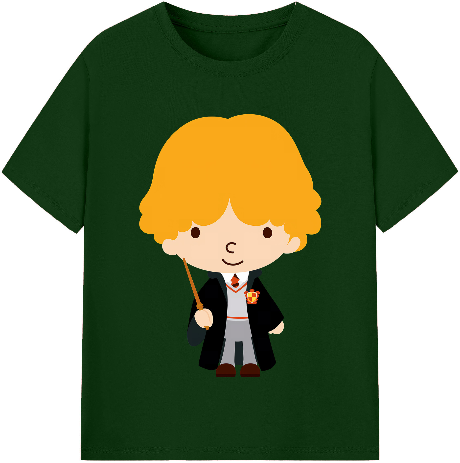 （画像用） Harry Potter ハリー・ポッターシリーズ 綿100％半袖Tシャツ（フロントプリント）